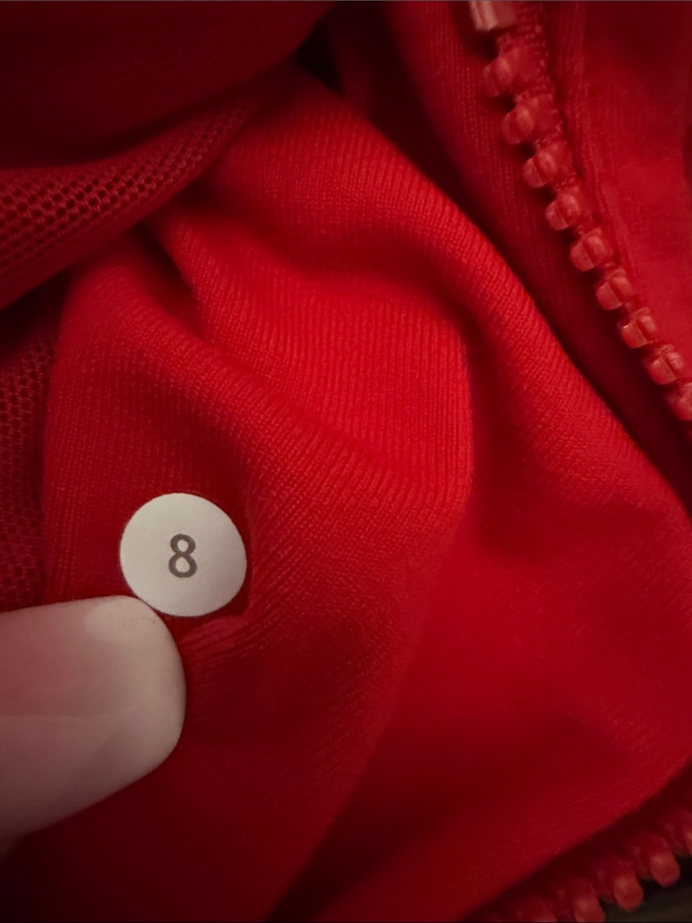 EUC Lululemon Women’s Red Define Jacket Sz 8 - Picture 5 of 9